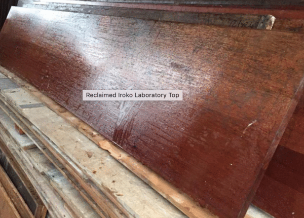 Reclaimed Iroko Laboratory Top