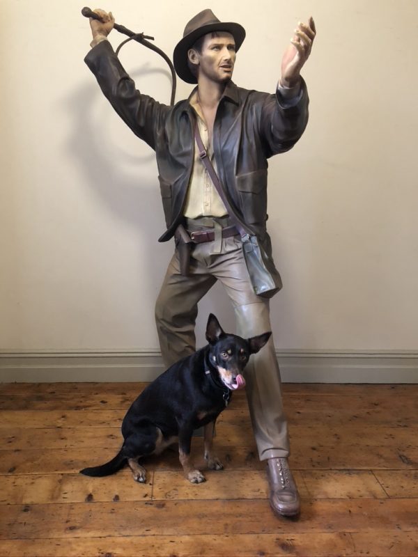 Late 20th century life size Indiana Jones figure
