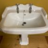 Sanitan Basin with Fluted Pedestal