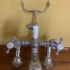 Victorian Style Chrome Bath Mixer Taps