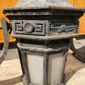 Victorian Cast iron lantern.