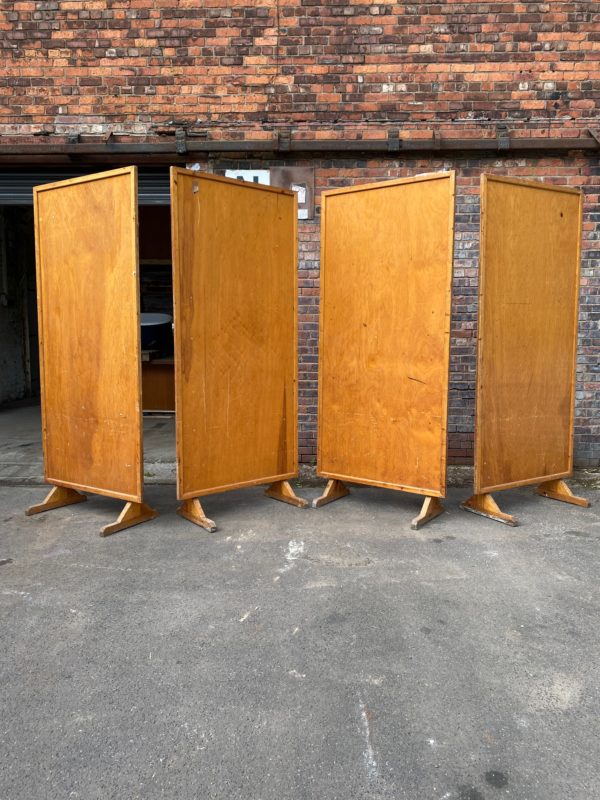 Mid Century Pine and Ply Screens.
