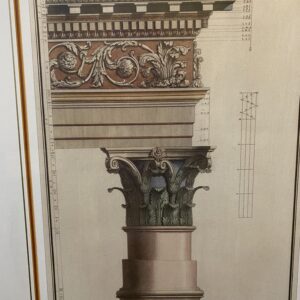 Classical Architectural Print of Column