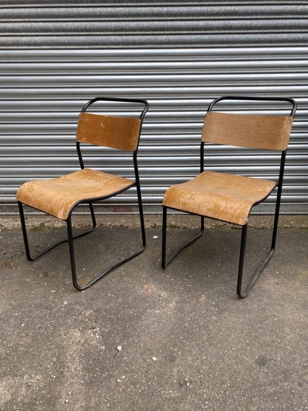 Bauhaus Style Stacking Chairs