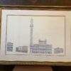 Classical Architectural Print of Clock Tower