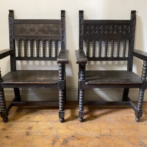 19th Century Moorish Wooden Chairs