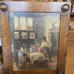 Victorian Prints in Oak Frames
