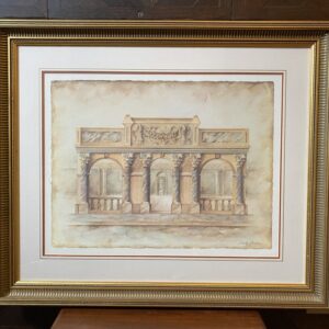 Classical Architectural Print of Archway