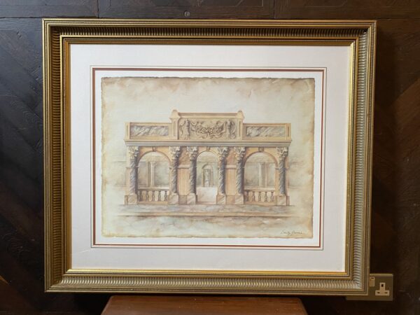 Classical Architectural Print of Archway