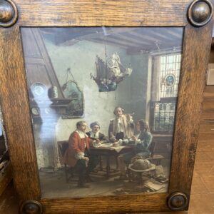 Victorian Prints in Oak Frames