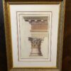 Classical Architectural Print of Short Column