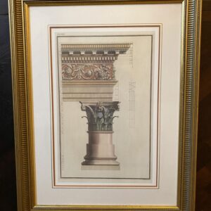 Classical Architectural Print of Column