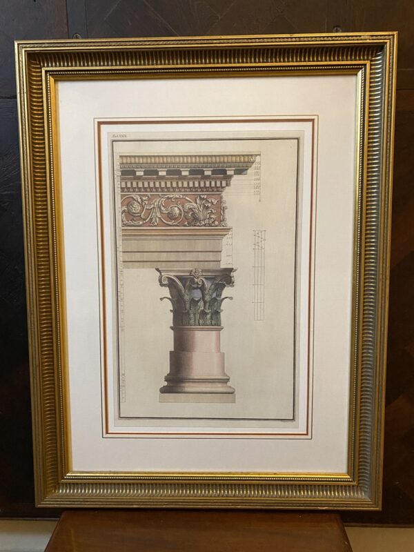 Classical Architectural Print of Column