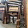 Victorian Pitch Pine Decorative Fire Surround