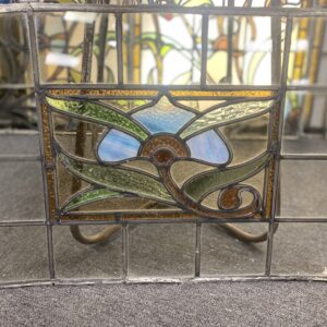 Art Nouveau Lead Glass Window