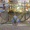 Art Nouveau Leaded Glass Window