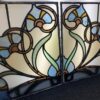 Art Nouveau Leaded Glass Window