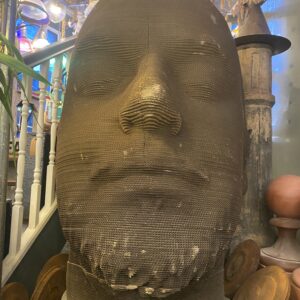 Alternative view of Contemporary Decorative Cardboard Head Sculpture