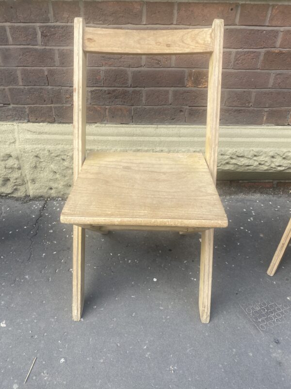 Late 20th Century Beech Folding Chairs