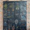 Mid Century French Scientific Poster Diagrams Depicting a Grasshopper