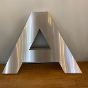 Contemporary Steel Letter ‘A’
