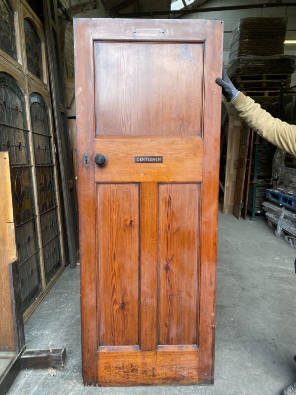Victorian Pitch Pine Interior Door