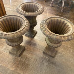 Alternative view of Victorian Style Cast Iron Urns