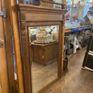 Alternative view of 19th Century Oak French Mirror
