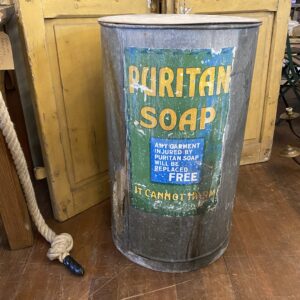 Alternative view of Mid Century Galvanised Feed Drum