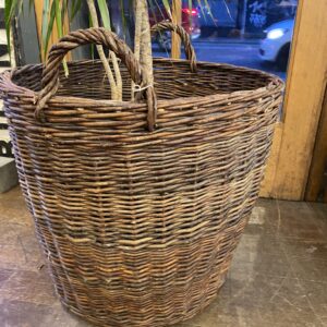 Mid Century Large Woven Basket