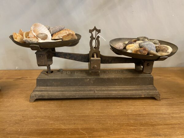 19th Century French Vintage Brass and Metal Scales