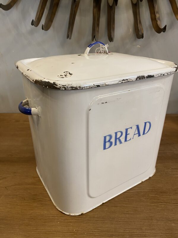 Mid Century Enamelled Bread Bin