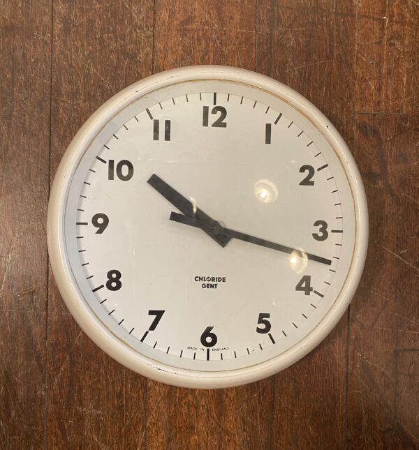 Mid Century Chloride Gent Clock