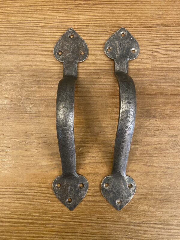 Pair of Arts and Crafts Hand Forged Pull Handle