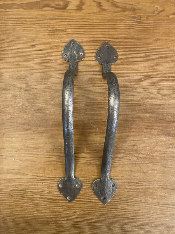 Pair of Arts and Crafts Hand Forged Pull Handle