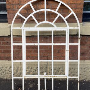 20th Century Metal Arched Window