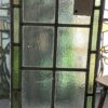 Victorian Stained Glass Window with Angled Top