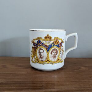 Alternative view of King George Coronation Cup Set