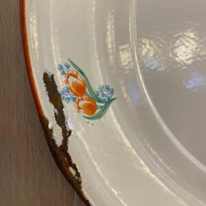 Alternative view of Vintage Polish Enamelled Tray