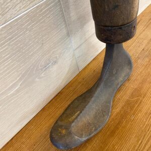 Vintage Metal Leg and Shoe Last