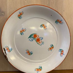 Vintage Polish Enamelled Tray