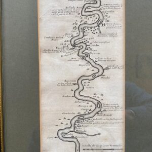 Alternative view of 19th Century French Map of the Nile