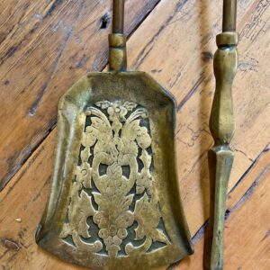 Alternative view of Victorian Brass Companion Set