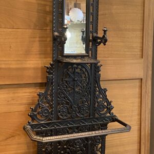 Aesthetic Movement Cast Iron Hall Stand
