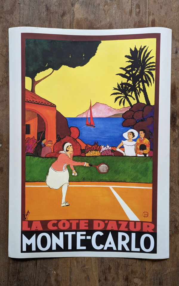 Art Deco Style 'Monte Carlo' Travel Poster