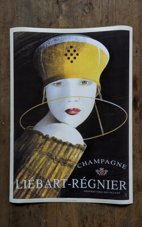 Art Deco Style 'Liébart Régnier Champagne' Poster