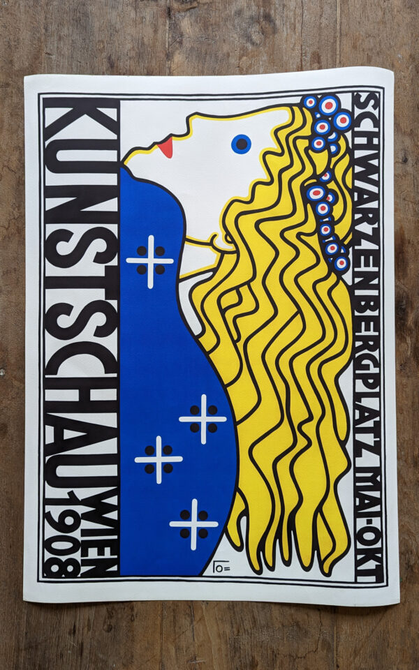 Vintage Style 'Kunstschau Wien' Exhibition Poster