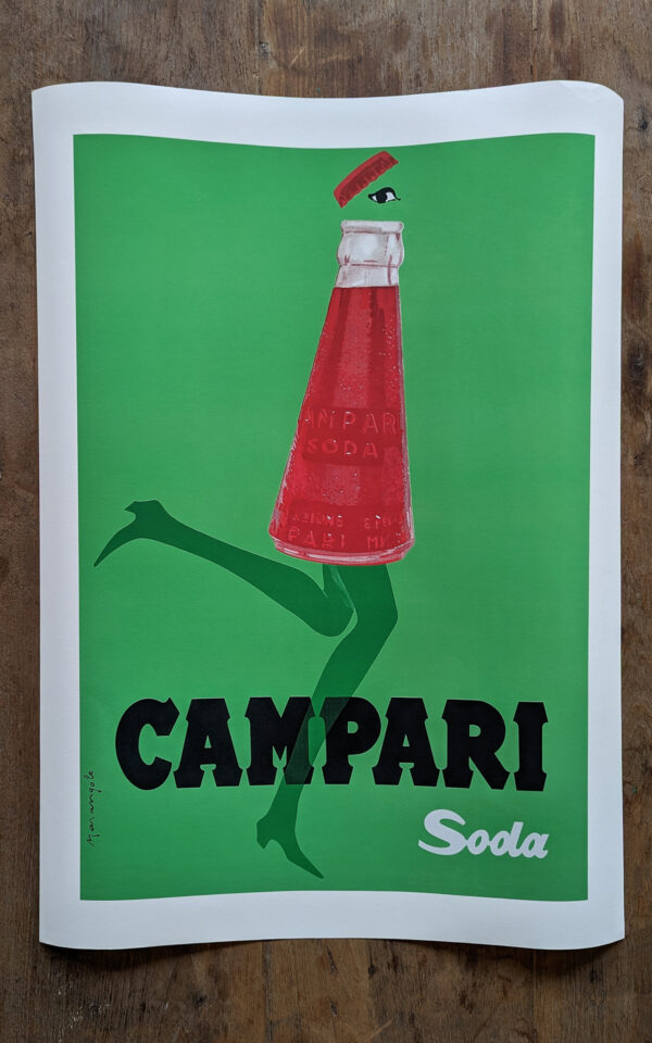 Mid Century Style 'Campari' Advertisement Poster