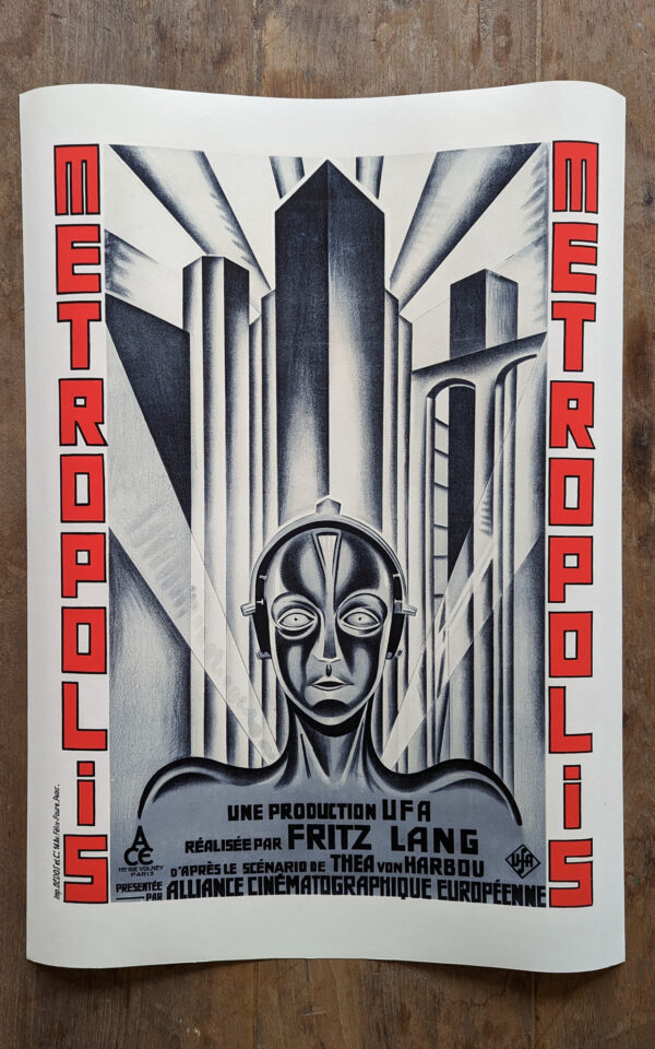 Art Deco Style 'Metropolis' Film Poster