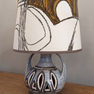 Mid Century Pottery Table Lamp
